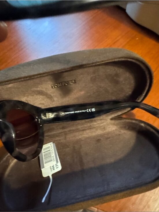 Tom Ford Lucilla 51mm Gradient Cat Eye Sunglasses Havana Purple main image 3